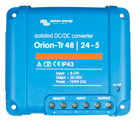 Konvertor DC/DC Orion-Tr 48/24V-5A 120W IP43 Izolovaný