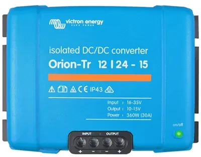 Konvertor DC/DC Orion-Tr 12/24V-15A 360W IP43 izolovaný