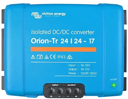 Konvertor DC/DC Orion-Tr 24/24V-17A 400W IP43 Izolovaný
