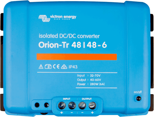 Konvertor DC/DC Orion-Tr 48/48V-6A 280W IP43 Izolovaný