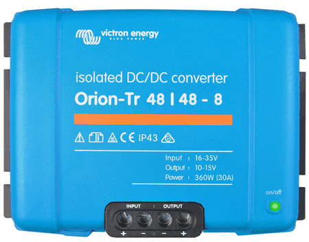 Konvertor DC/DC Orion-Tr 48/48V-8A 380W IP43 Izolovaný