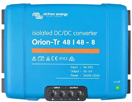 Konvertor DC/DC Orion-Tr 48/48V-8A 380W IP43 Izolovaný