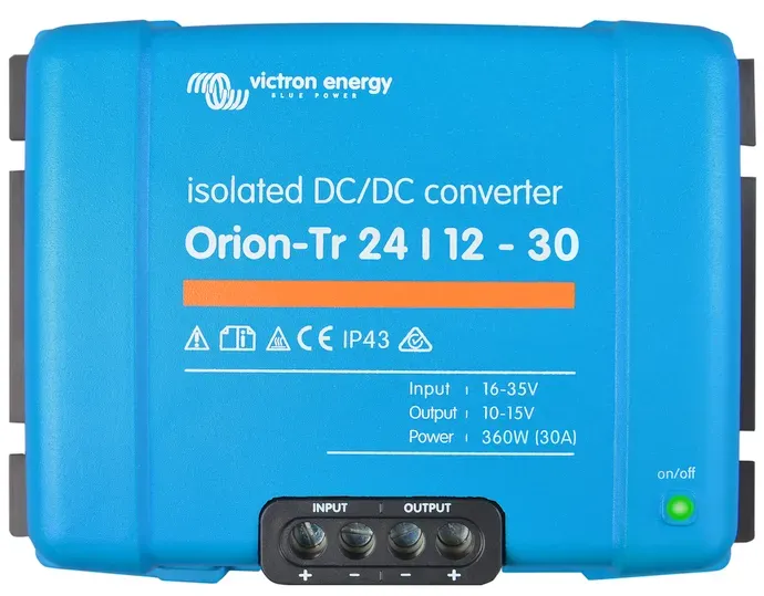 Konvertor DC/DC Orion-Tr 24/12V-30A 360W IP43 Izolovaný