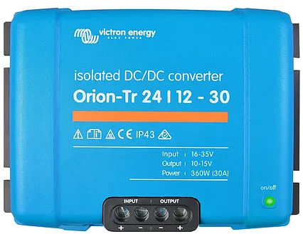 Konvertor DC/DC Orion-Tr 24/12V-30A 360W IP43 Izolovaný