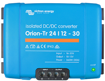 Konvertor DC/DC Orion-Tr 24/12V-30 360W IP43 Izolovaný