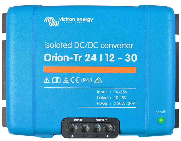 E-shop Victron Energy Konvertor DC/DC Orion-Tr 24/12V-30 360W IP43 Izolovaný V 17302