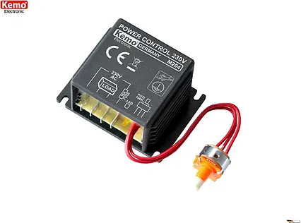 Ovládání výstupu - potenciometr Kemo M204 230V AC max.16A