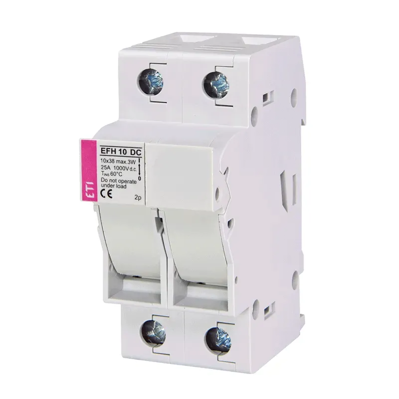 Pojistkový odpínač pro C pojistky ETI 002540203 PCF 10DC 2P 1000V