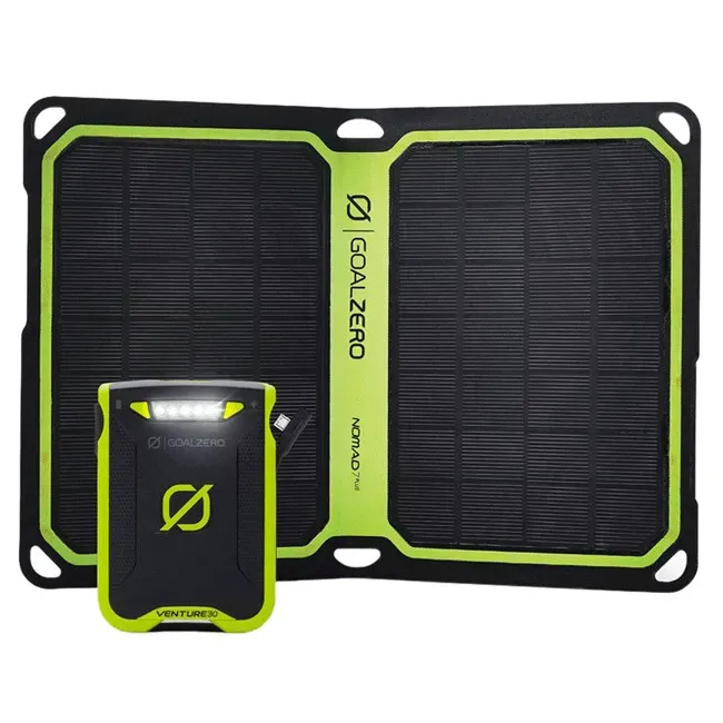 Solární nabíječka Goal Zero Nomad 7 Plus + 7800mAh Powerbank Venture 30