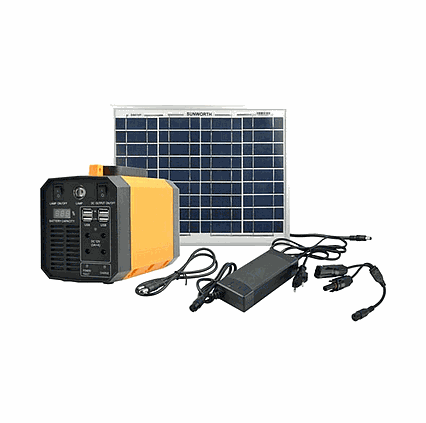 Přenosný solární systém MOTOMA 50W 12V 222Wh Li-ion