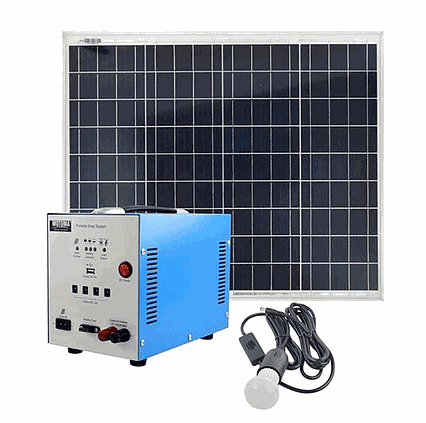 Přenosný solární systém MOTOMA 50W 12V 288Wh AGM