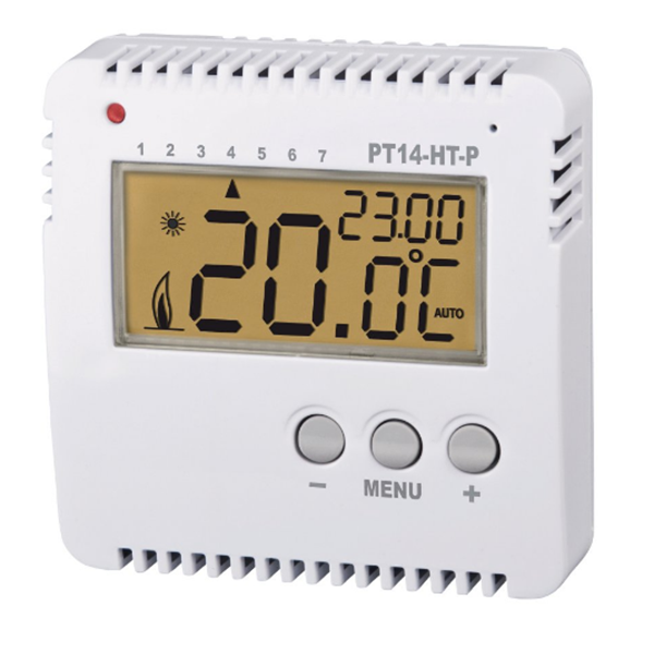 Priestorový digitálny programovateľný termostat PT14-HT-P