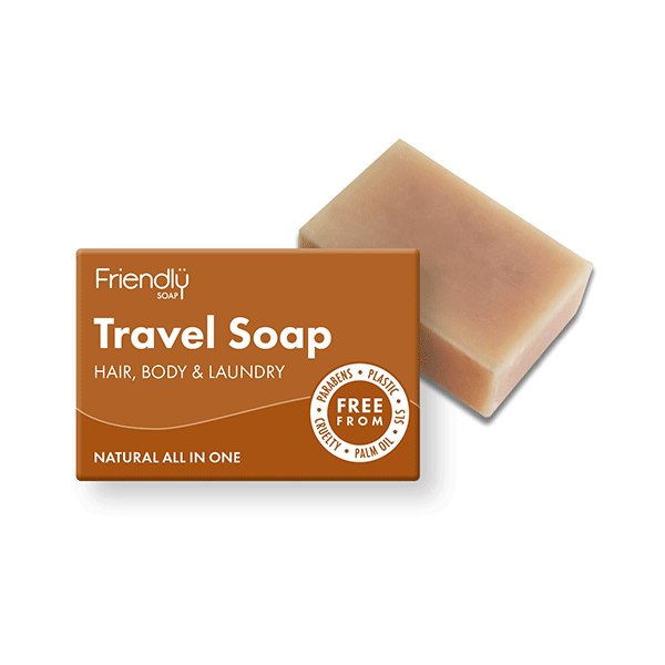 Přírodní mýdlo na tělo a vlasy na cestování Friendly Soap