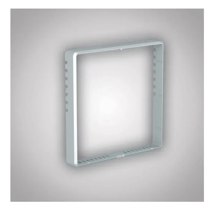 Rámček pre termostat TFT - 2 Srieborný