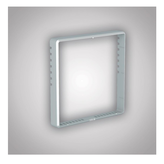 Rámeček pro termostat TFT - 2 stříbrný