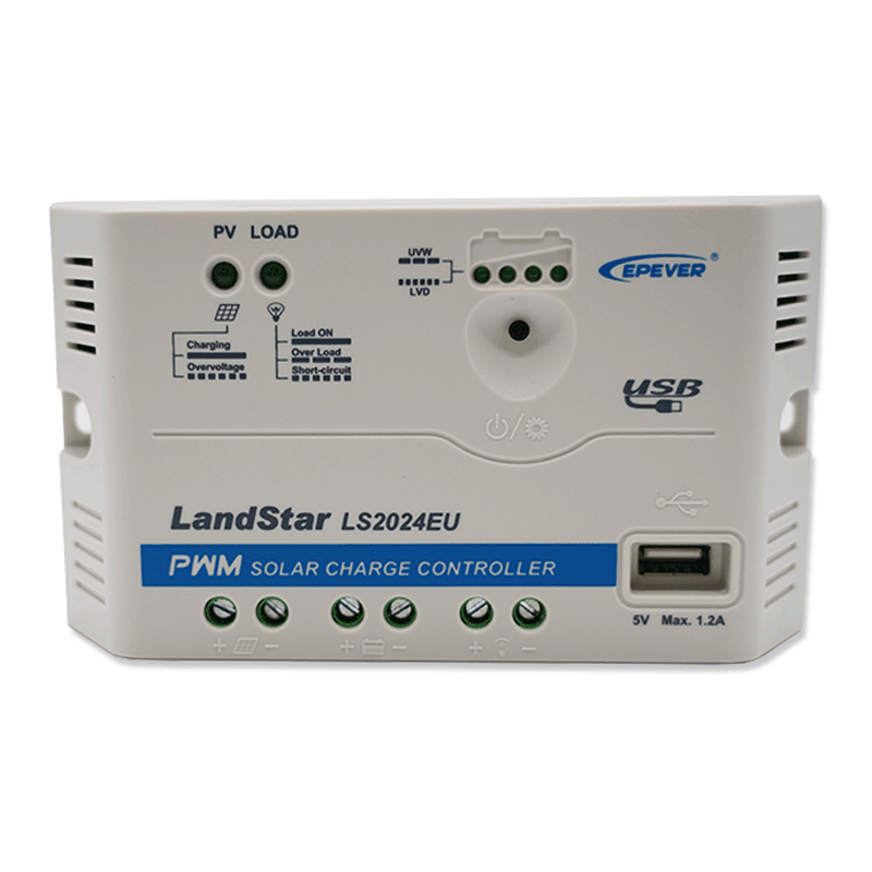 E-shop EPsolar Regulátor nabíjania PWM s USB EPsolar LS2024EU 12/24V 20A