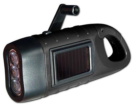 Solárny dynamo lampáš POWERplus Seahorse