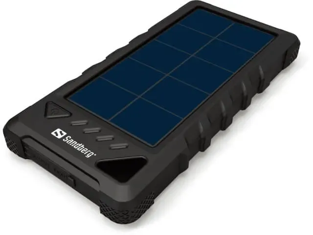 Solární powerbanka Sandberg 16000mAh (vodotěsnost IP67)