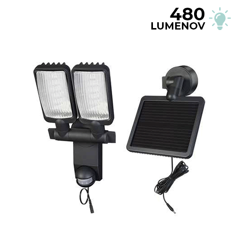 Solárne osvetlenie DUO Premium SOL LV1205 s pohybovým PIR detektorom