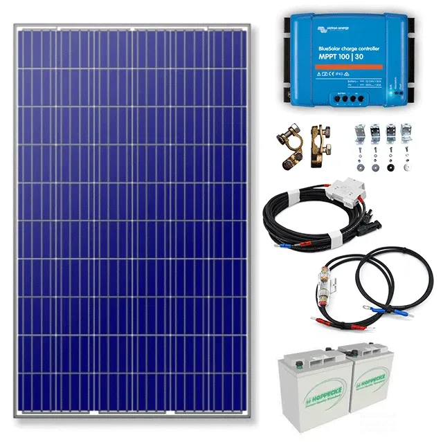 Solární ostrovní systém MPPT 285Wp 12V 200Ah Hoppecke