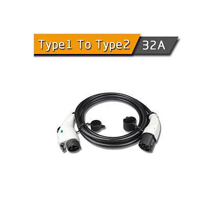 Nabíjecí kabel T1 – T2 jedna fáze 32A 5m