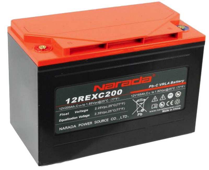 Trakční batérie Narada 12REXC-200 12V 200Ah 2,4kWh