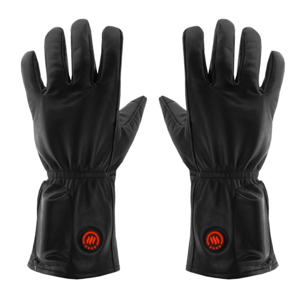 Vyhřívané kožené rukavice Glovii GIBXL velikost L-XL