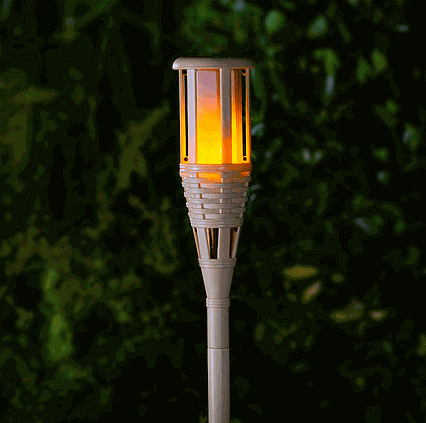 Zahradní solární lampa SolarCentre Trueflame Tiki SS9997