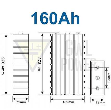 Baterie (článek) LiFePO4 3.2V 160Ah