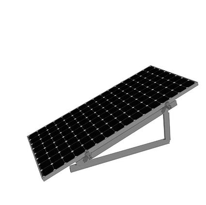 Konstrukce Mounting Systems na rovnou střechu 1 FV panel na výšku / šířku