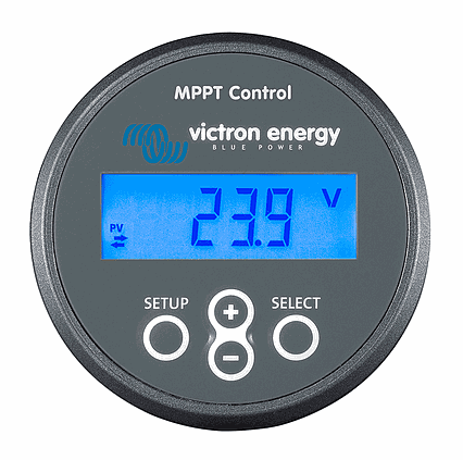 Displej MPPT regulátorů Victron Energy