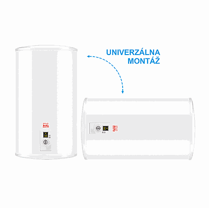 Elektrický plochý ohřívač vody UNI 80 1200/2000 W