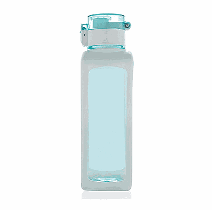 Fľaša na vodu XD Xclusive s uzamykateľným viečkom 600ml tyrkysová