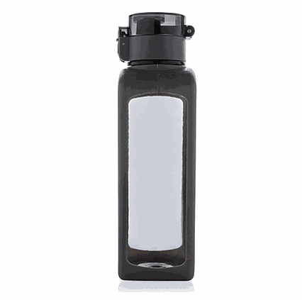 Fľaša na vodu XD Xclusive s uzamykateľným viečkom 600ml čierna