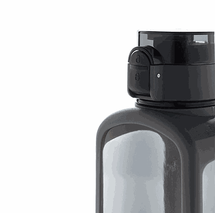 Fľaša na vodu XD Xclusive s uzamykateľným viečkom 600ml čierna