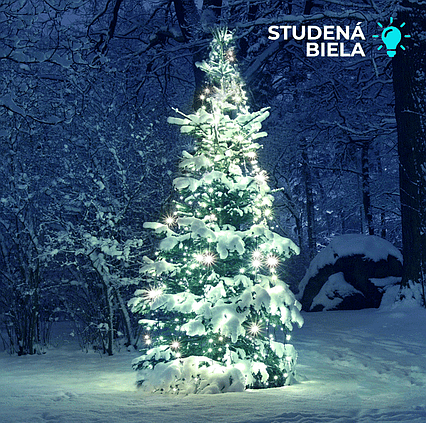 Solárna svetelná reťaz Esotec 102351 50 LED 7m - studená biela (rozbalené)