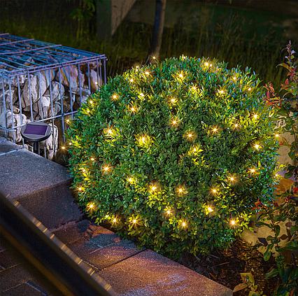 Solární světelný řetěz Esotec 102168 60 LED 8m teplá bílá (rozbalené)