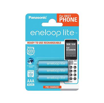 Nabíjacia batéria Panasonic Eneloop Lite AAA Ni-MH 550 mAh, 1.2 V balenie 3 ks