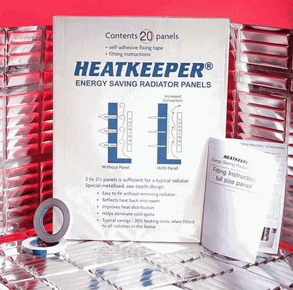 Heatkeeper Reflexní fólie za radiátor - 20 panelů