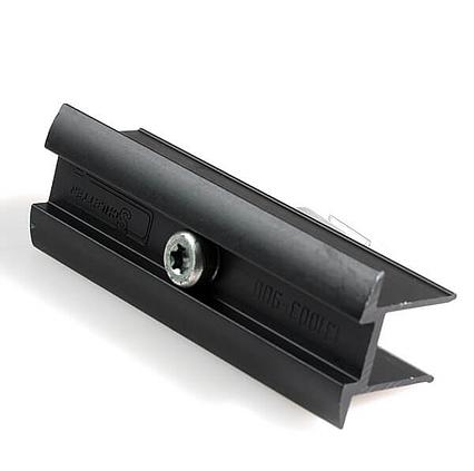 Hliníkový stredový držiak solárneho panelu, čierny (40 mm)