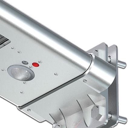 Solárna pouličná lampa na stĺp SSL01 7W 1000lm
