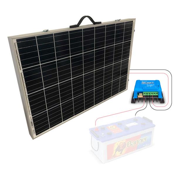 Solární skládatelný panel polykrystalický 230Wp 15A MPPT s Bluetooth