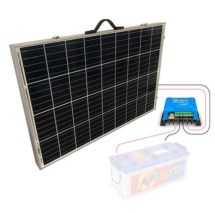 Solární skládatelný panel polykrystalický 230 Wp 15A MPPT s Bluetooth