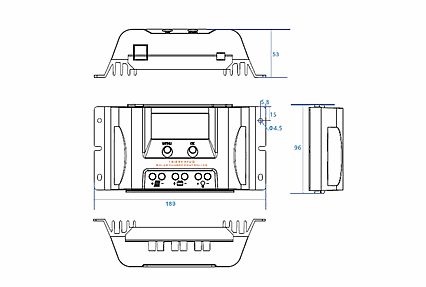 MPPT regulátor nabíjení MT1050EU 10A 35V