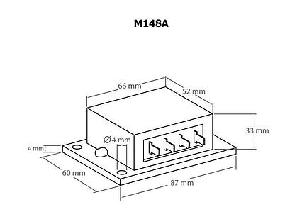 Odpojovač baterie Kemo M148A 12V DC