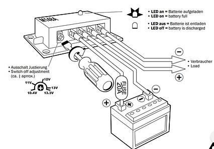 Odpojovač batérie Kemo M148A 12V DC