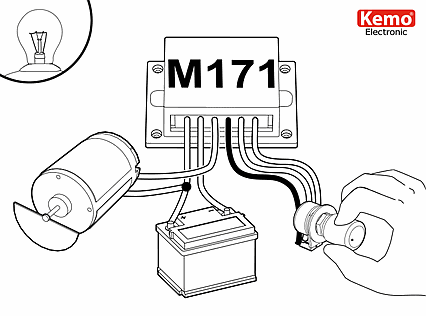Potenciometr - PWM ovládání výstupu Kemo M171 9-28V DC max.10A