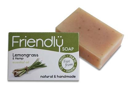 Prírodné mydlo Friendly Soap citrónová tráva a konope