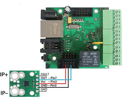 Proudový senzor ACS711EX - 31A až + 31A pro LAN modul