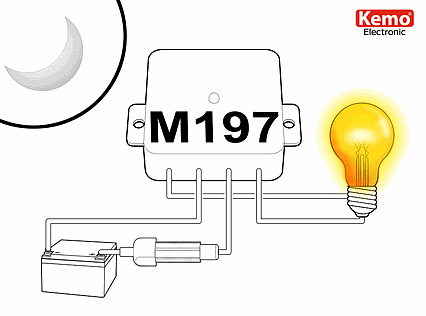 Senzor stmievania Kemo M197 12-28V DC